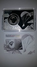 10 Euro Münzbarren "Paraglider" In der Luft 2019 F neu / OVP
