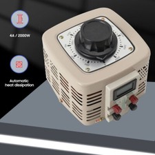 Ringkerntransformator 2000W Stelltrafo Regeltrafo Ringkerntrafo Trafo 0-250V 4A