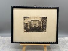Radierung auf Papier, mit Bleistift signiert und bezeichnet VILLA SCHLOSS