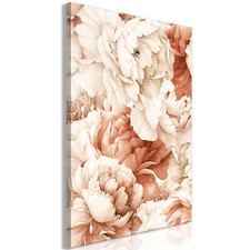 Pfingstrosen Blumen Laub VLIES