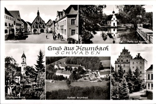 Krumbach schwaben - ak, in