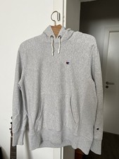 Champion Reverse Weave XL Hoodie Pullover - Vintage 90s - 100% Baumwolle - Grau