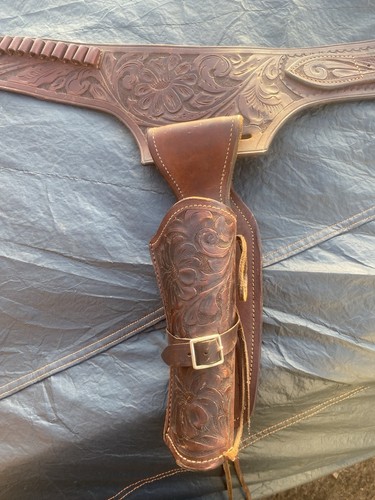 Westernholster leder set - leder,