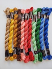 11 x 5g Perlstickgarn vom MEZ