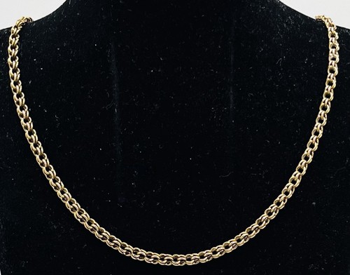 Modeschmuck kette vergoldet - modeschmuck, kette,