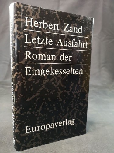 Letzte ausfahrt roman - ausfahrt.,