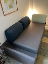 cor sofa gebraucht Filzstoff 3 Farben variabel steckbare Rückenkissen