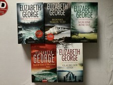 Elizabeth George - Inspector Lynley / Fünf Romane / Titel in Beschreibung