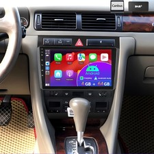 DAB+ Carplay Android 14 Autoradio GPS WIFI Für Audi A6 4B2 4B5 C5 1997-2005 NAVI