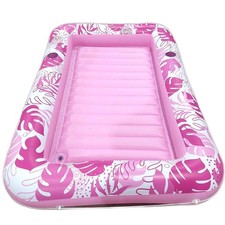 Sloosh 85" x 57"2.1 * 1.4m aufblasbarer Sonnenpool Luftmatratzte Pool Sonnenbad