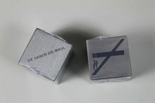 2 Metall Nichtraucher Würfel
