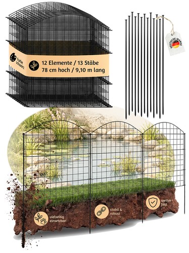 Zaun gartenzaun steckzaun - zaun,