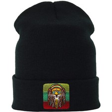 Reggae Löwe Strickmütze