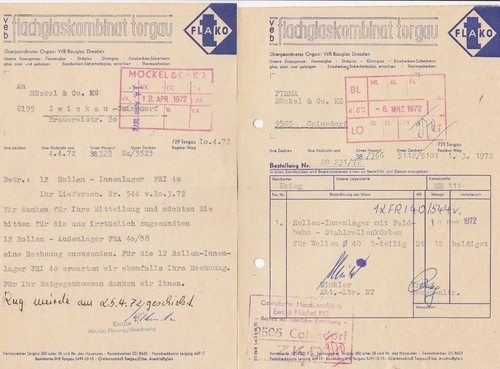 Torgau brief 1972 - brief, veb