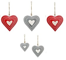 Hänger Metall-Herz"Punkte"2