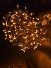 Konstsmide 4503-000 System Außenlichterkette Amber, 15m 5,2W 230-240W