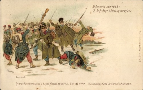 Künstler litho infanterie - litho,