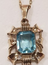 ANHÄNGER TEKA THEODOR KLOTZ  MIT KETTE  AM DOBLE VINTAGE