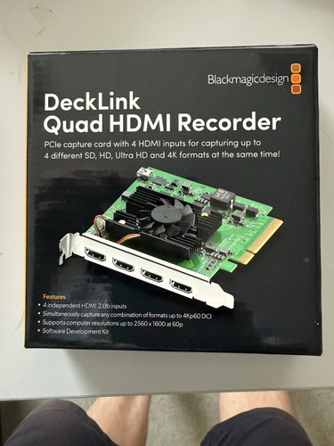 Blackmagic decklink quad hdmi - decklink,