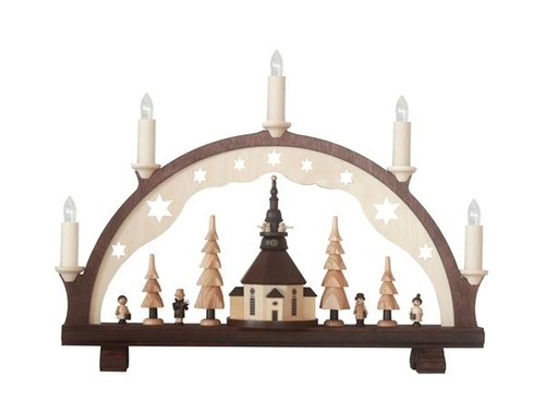Schwibbogen seiffener kirche - schwibbogen,