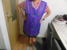 Dederon Kittelschürze Gr. S, könnte DDR sein? benutzt guter Zustand Mehrfarbig