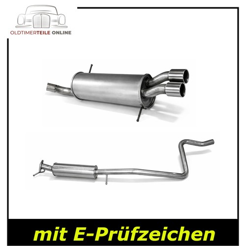 Auspuff set für ford - auspuff, fiesta