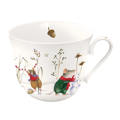 Tasse lustige winterfreunde - tasse,