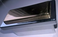 Griff Knopf rechteckig Edelstahl - gold - farben 25 x 50 mm Allmilmö Möbelgriff 