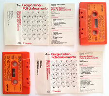 Mc Giorgio Gaber Hühner Zucht Musikkassette Italien 1978 keine Musik Vintage