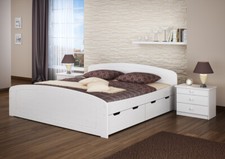 Doppelbett weiß 160x200