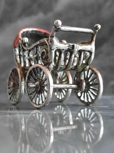 Kinderwagen rot silber - rot,