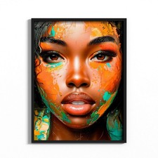 Modernes Bild auf Kunstleder