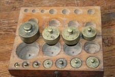 Antik Holz Box Apotheker