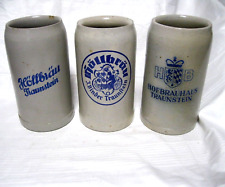 3x alter Maßkrug Bierkrug 1