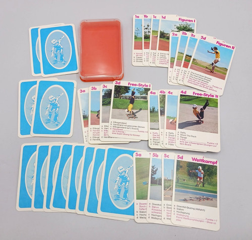 Quartett kartenspiel rollsport - kartenspiel,