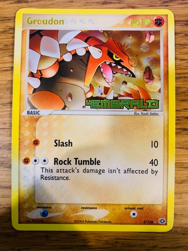Groudon ex smaragd - groudon, (5/106)