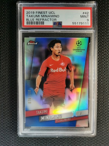 Takumi minamino topps finest - minamino,