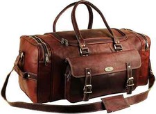 Herren Echtleder Duffle