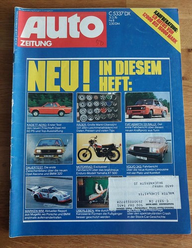 Auto zeitung 1976 fiat - auto, 08/1976