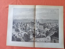 RK ÜLUM A4 1891 1 ...460 Bern neues Museum Franz Perrot aus Trier Wiesbaden Post