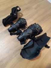 4 Teile Motorrad Skater Knie Schienbein und Ellenbogen Protektoren Schutz Neu