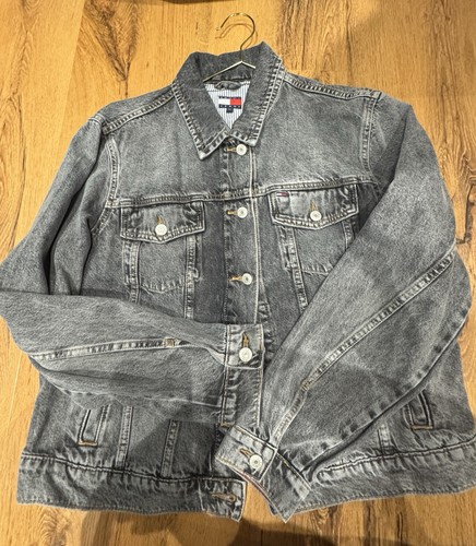 Tommy jeans jeansjacke - jeansjacke, grau