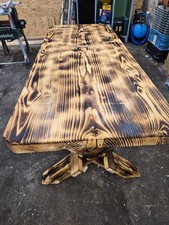 Massiver Holztisch Garten