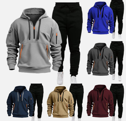 Herren hoodie tracksuit set - tracksuit,