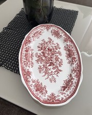 Villeroy und Boch Fasan rot Servierplatte Bratenteller Beilagenteller