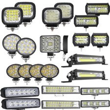 2X Auto LED Arbeitsscheinwerfer Light Bar Offroad Flutlicht Strahler 12V/24V SUV