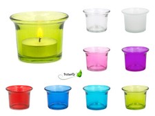 4 Teelichthalter geschwungen