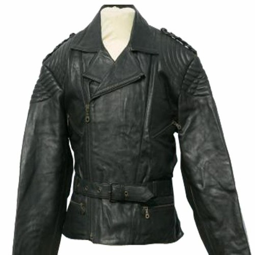Klassiche lederjacke - klassiche,