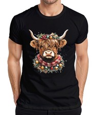 Highland Kuh Weihnachtskranz