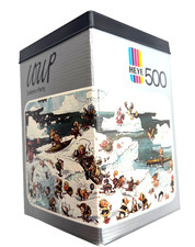 Heye Puzzle Loup 500 Mordillo Eskimo-Party  1974 komplett  500 Teile  2)